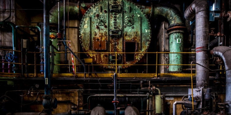 close-up photo of factory