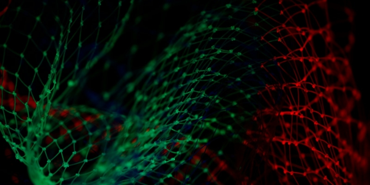 green and red light wallpaper