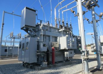 white electric power generator