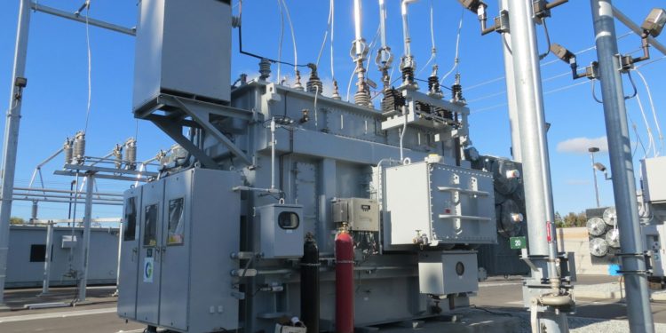 white electric power generator