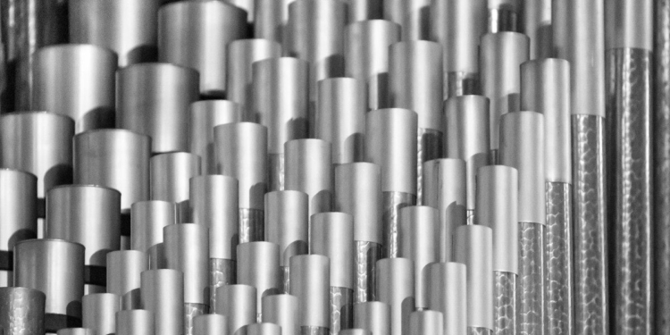 black and white concrete building