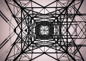 black electrical tower