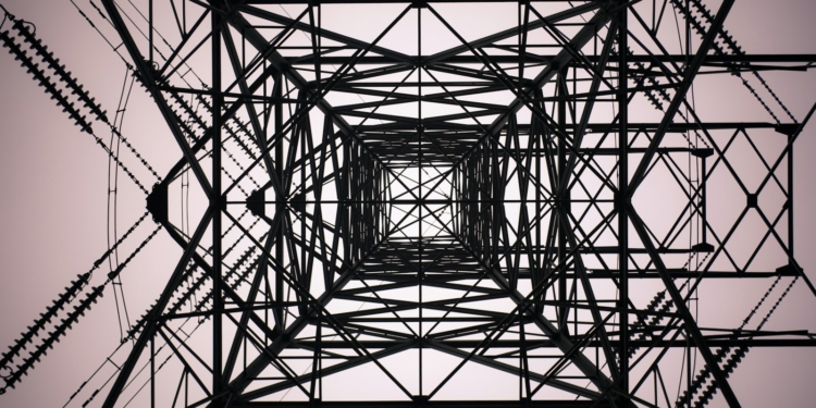 black electrical tower