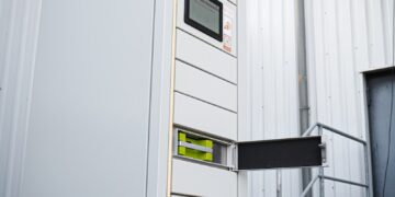 white wooden door with glass