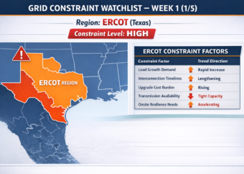 GRID CONSTRAINT WATCHLIST -Edition 01 — ERCOT (Texas)