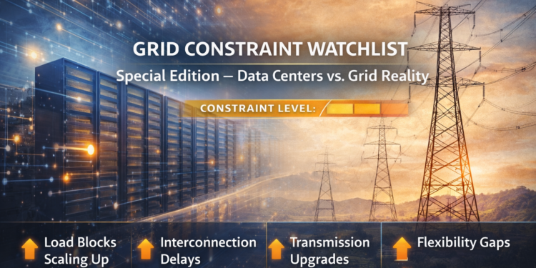 GRID CONSTRAINT WATCHLIST- Special Edition — Data Centers vs. Grid Reality