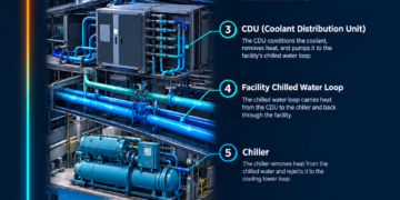 Where the Heat Goes in an AI Data Center