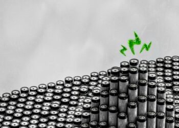 Data center battery storage illustration