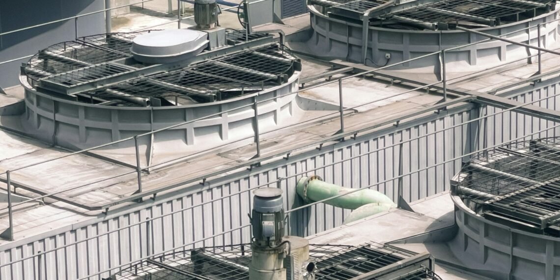 Data center heat reuse illustration