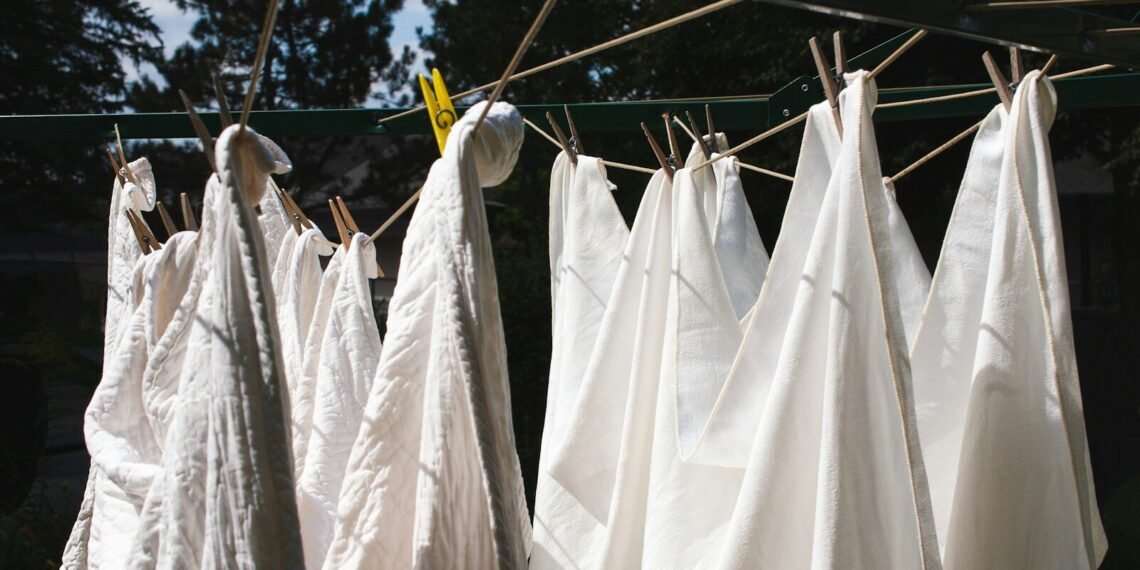 line drying clothes - Eco Business News