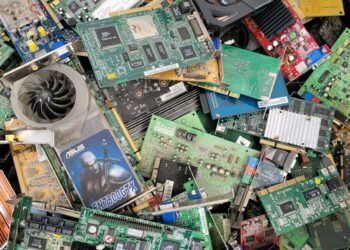 Electronic waste for recycling