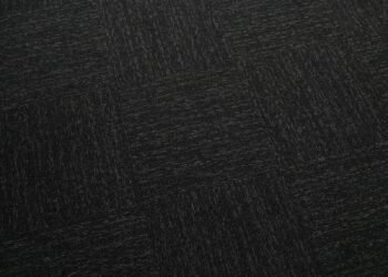 Interface carbon negative goal shown by modern office flooring