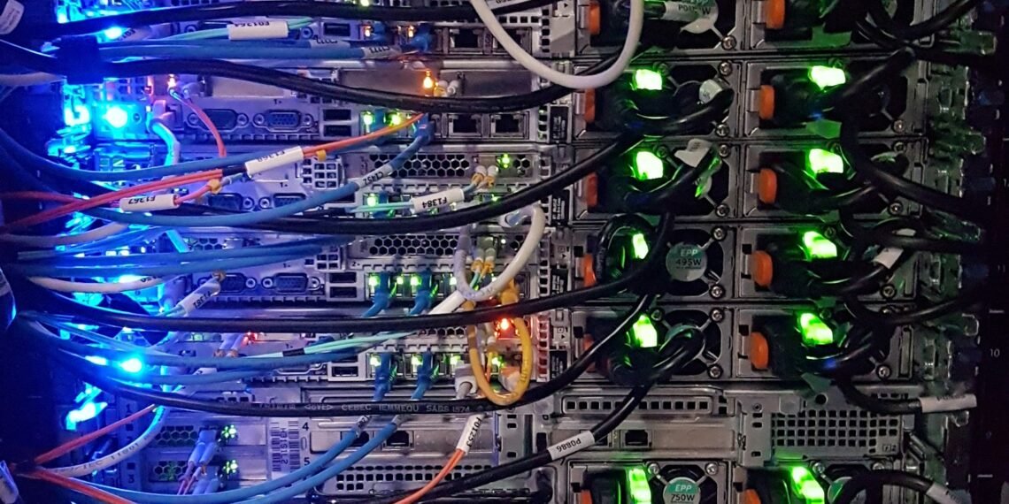 Data center construction illustration
