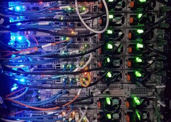 Data center construction illustration